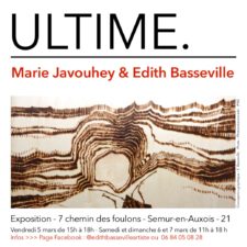 ULTIME. – Exposition à l’atelier de Marie Javouhey – 21